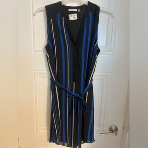 🍄Dex blue with belt dress